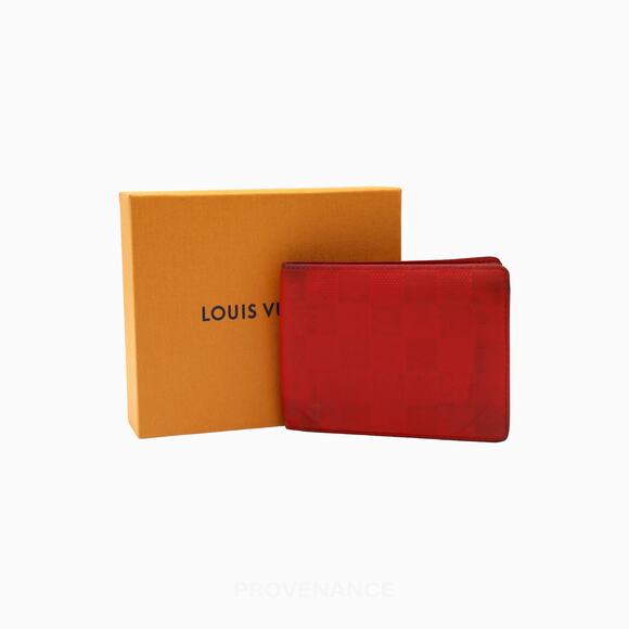 🔴 Louis Vuitton Multiple Wallet - Damier Infini Magma - Picture 1 of 10